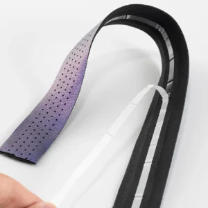 Rockbros dviračio vairo juosta Perforated Silicone - rožinės spalvos - Image 4
