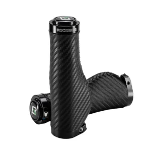 Rockbros Bike Grips Twisted Ergonomic Anti-Slip Grips - juodos spalvos - Image 1