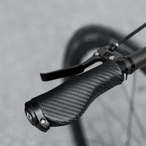 Rockbros Bike Grips Twisted Ergonomic Anti-Slip Grips - juodos spalvos - Image 2