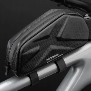 Rockbros Bike Bag, Rigid, Frame, Top Tube, 1.4l - juodos spalvos - Image 4