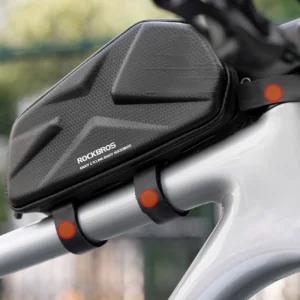 Rockbros Bike Bag, Rigid, Frame, Top Tube, 1.4l - juodos spalvos - Image 6