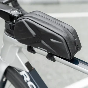 Rockbros Bike Bag, Rigid, Frame, Top Tube, 1.4l - juodos spalvos - Image 9