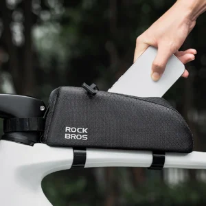 Rockbros Top Tube Frame Bag 0.9l - juodos spalvos - Image 8