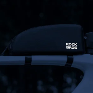 Rockbros Top Tube Frame Bag 0.9l - juodos spalvos - Image 9