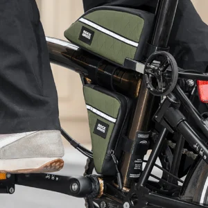 Rockbros Triangle Bike Frame Bag 0.3l - juodos spalvos - Image 3