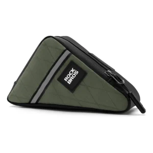 Rockbros Triangle Bike Frame Bag 0.3l - žalios spalvos