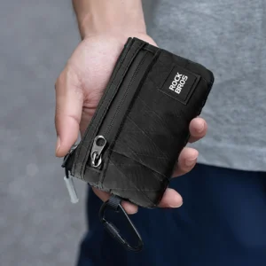 Rockbros Travel Wallet su Carabiner - juodos spalvos - Image 3