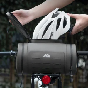 Rockbros waterproof bike pannier, for trunk, capacity 14l - gray - Image 4