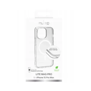 Puro Cover in TPU+PC "LITE MAG" with Magsafe Apple iPhone 16E, dėklas telefonui skaidrus - Image 2