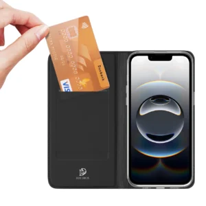 Dux Ducis Skin Pro Apple iPhone 16e dėklas - juodos spalvos - Image 4