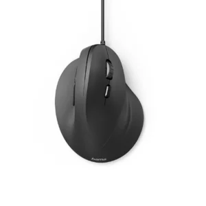 Hama EMC-500 Wired Mouse Ergonomic, Vertical - juodos spalvos