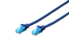 DIGITUS UTP LAN kabelis, patch, 1.0m, Blue, 2xRJ45, DK-1512-010/B