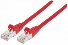 INTELLINET LSOH Network Cable, Cat6, SFTP RJ45 Male / RJ45 Male, 1.0m (3 ft.), Red, 736145