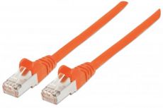 INTELLINET Network Cable, Cat6, SFTP RJ-45 Male / RJ-45 Male, 3.0 m, Orange, 344395