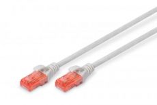 DIGITUS UTP LAN kabelis, patch 6 cat, 1.5m, grey, 2xRJ45, DK-1617-015