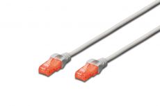 DIGITUS UTP LAN kabelis, patch 6 cat, 2.0m, grey, 2xRJ45, DK-1612-020
