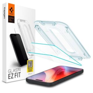 Spigen apsauginis stiklas GLAS.TR ”EZ FIT” Apple iPhone 16 Pro Max clear