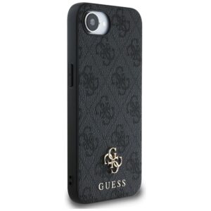 GUESS dėklas skirtas Apple iPhone 16e (SE 4 2025) compatible with MagSafe GUHMPSE4P4SM4MK (PU 4G Small 4G and Classic) juodos spalvos - Image 4
