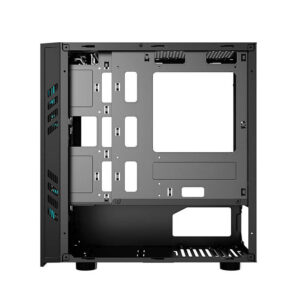 Kompiuterio korpuas Aigo Black Technology Mini Micro-ATX juodos spalvos - Image 3