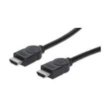 MANHATTAN HDMI Cable, 10.0 m, HDMI Male to Male, Shielded, Black, 322539
