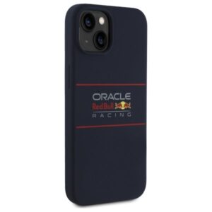 RED BULL dėklas skirtas Apple iPhone 14 compatible skirtas MagSafe RBHMP14S24SIHSRV (Silicone Horizontal Centered Logo) mėlynos spalvos - Image 5