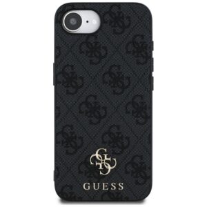 GUESS dėklas skirtas Apple iPhone 16e (SE 4 2025) compatible with MagSafe GUHMPSE4P4SM4MK (PU 4G Small 4G and Classic) juodos spalvos - Image 3