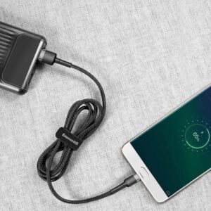 BASEUS kabelis USB A į Micro USB 1,5A Cafule CAMKLF-CG1 2 m black gray - Image 5