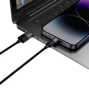 BASEUS kabelis 3in1 USB A į Micro USB / Lightning / Type C 3,5A 6CAXS000001 1,2 m juodos spalvos - Image 5