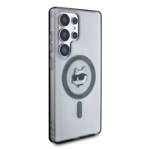 KARL LAGERFELD dėklas skirtas Samsung Galaxy S25 Ultra KLHMS25LHLSCHK (Magnetic IML Metal Choupette Head) juodos spalvos - Image 5