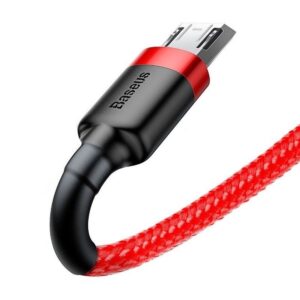 BASEUS kabelis USB A į Micro USB 2A Cafule CAMKLF-B09 1 m red black - Image 4
