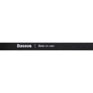BASEUS kabelių tvarkyklė nylon kabelis winder ACMGT-E01 1 m juodos spalvos - Image 4
