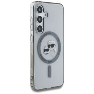 KARL LAGERFELD dėklas skirtas Samsung Galaxy S25 KLHMS25SHLSKCK (Magnetic IML Metal KC Heads) juodos spalvos - Image 4