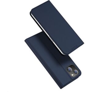 Dux Ducis atverčiamas dėklas SKIN PRO skirtas Apple iPhone 15 Plus mėlynos splalvos