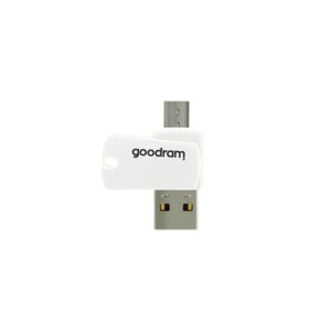 GOODRAM card reader USB A + Micro USB ALL IN ONE M1A4 + atminties kortelė micro SD 64GB with adapter SD - Image 4