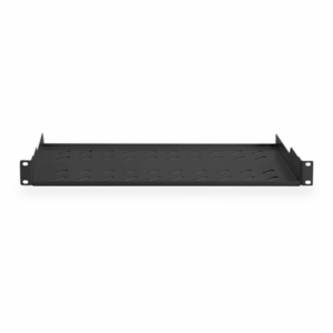DIGITUS 19" Cabinet shelf, 1U, 250mm, color black (RAL 9005), DN-19 TRAY-1-SW - Image 3