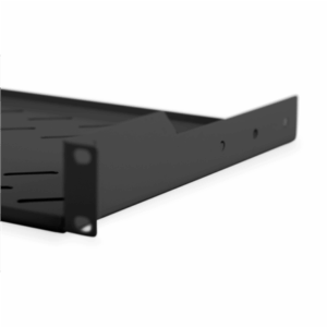 DIGITUS 19" Cabinet shelf, 1U, 250mm, color black (RAL 9005), DN-19 TRAY-1-SW - Image 5
