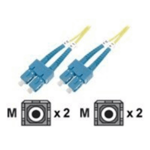 DIGITUS Fiber Optic Patch Cord, SC to SC, OS2, Singlemode 09/125 µ, Duplex, Length 2.0m, DK-2922-02 - Image 8