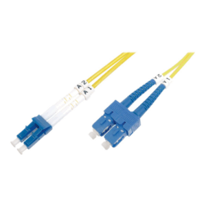 DIGITUS Fiber Optic Patch Cord, LC to SC, OS2, Singlemode 09/125 µ, Duplex, Length 2.0m, DK-2932-02 - Image 7