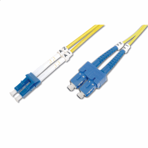 DIGITUS Fiber Optic Patch Cord, LC to SC, OS2, Singlemode 09/125 µ, Duplex, Length 3.0m, DK-2932-03 - Image 3