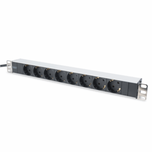 DIGITUS 19" Rackmount power strip: 16A, 4000W, 250VAC 50/60Hz 8x outlet, DN-95401 - Image 2