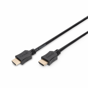 ASSMANN HDMI High Speed connection cable, type A, M/M, 10.0m, w/Ethernet, Full HD 60p, black, gold, AK-330107-100-S - Image 2
