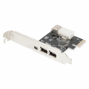 DIGITUS Firewire 1394a (2+1 ports) PCIE Card, DN-30201-5 - Image 2