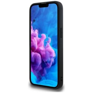 GUESS dėklas skirtas Apple iPhone 16e (SE 4 2025) compatible with MagSafe GUHMPSE4P4TDPK (PU 4G Triangle Logo) juodos spalvos - Image 5