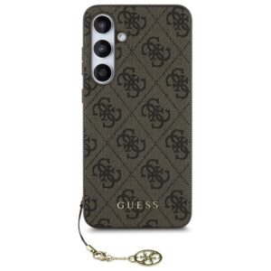 GUESS dėklas skirtas Samsung Galaxy S24 FE GUHCS24FEGF4GBR (HC PU 4G Charm) rudos spalvos - Image 3