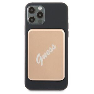 Power bank su belaidžiu įkrovimu GUESS GUPBMSVSLG 3000mAh suderinama su Magsafe - Image 2