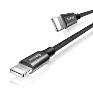 Baseus Yiven fabric braided kabelis USB / Lightning 1.8M juodos spalvos (CALYW-A01) - Image 6