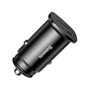 BASEUS automobilnis įkroviklis USB A + Type C PD QC4.0 5A 30W CCALL-AS01/BS-C15C juodos spalvos - Image 3