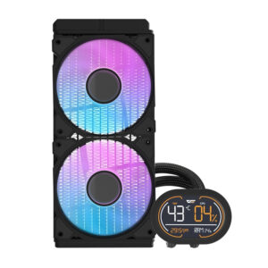 Darkflash DH240D CPU water cooler juodos spalvos - Image 3