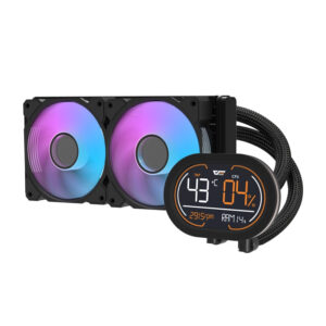 Darkflash DH240D CPU water cooler juodos spalvos - Image 2