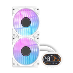 Darkflash DH240D CPU water cooler baltos spalvos - Image 3